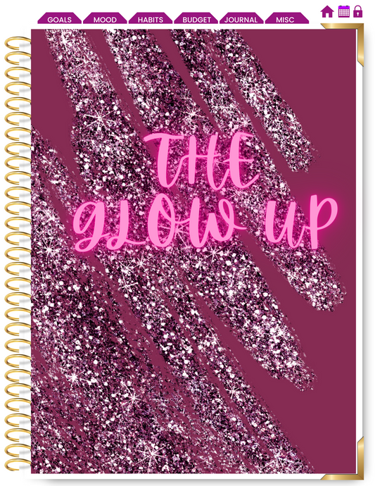 "The Glow Up" Digital Hyperlinked Daily Journal