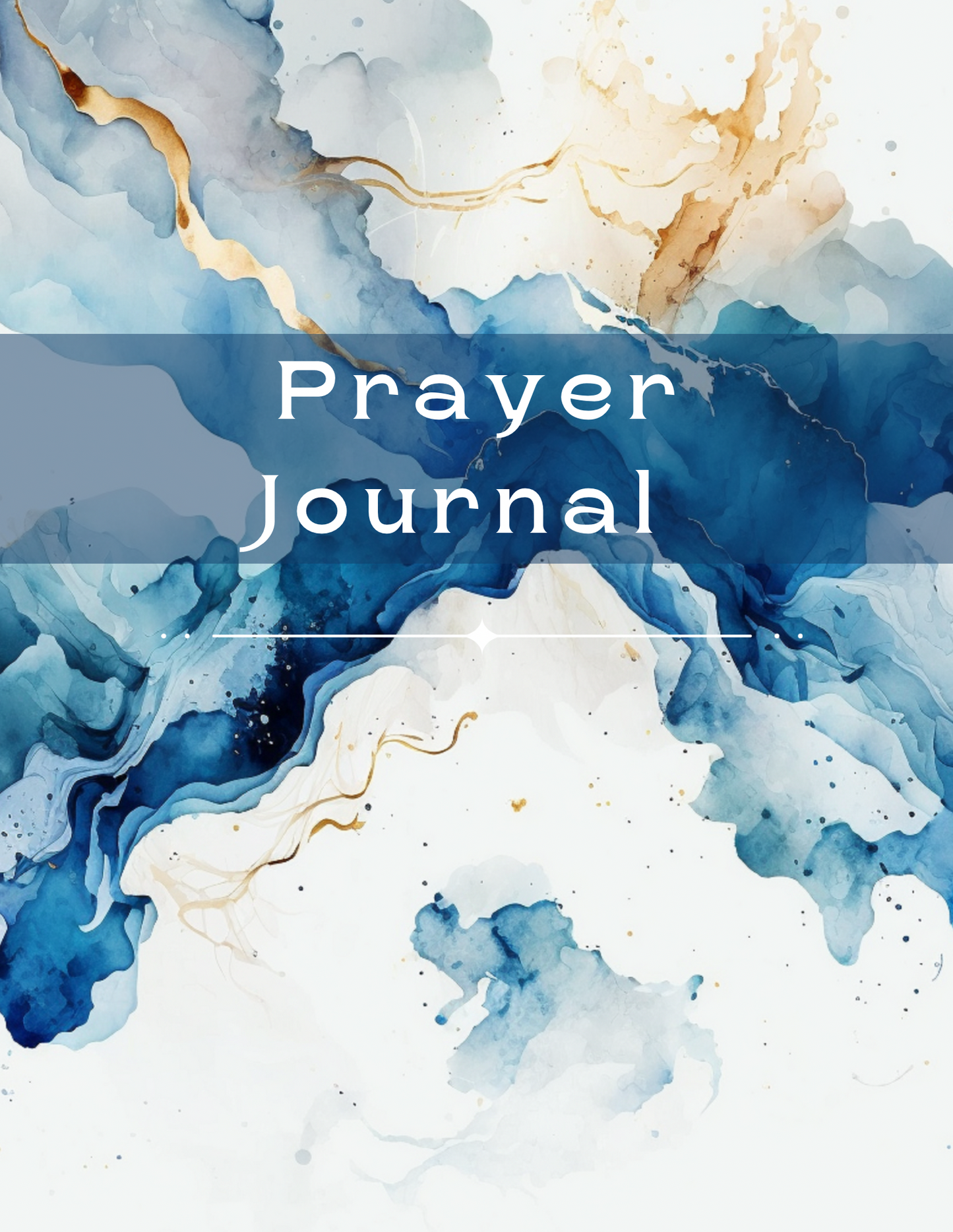 Prayer Journal Blue