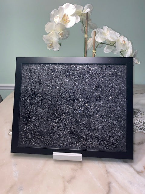 Midnight Stars Glitter Canvas