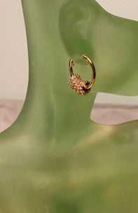 Hoop Charm Earrings