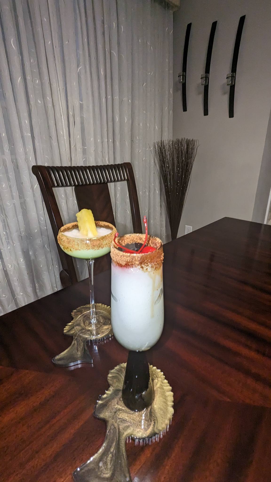 Chrome & Black Coaster Set