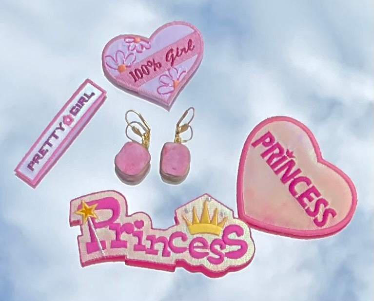 Pretty Pink Clay Earrings