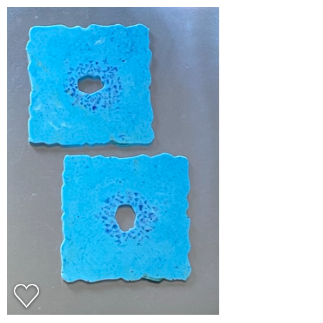 Square Geode Agate Coaster Set
