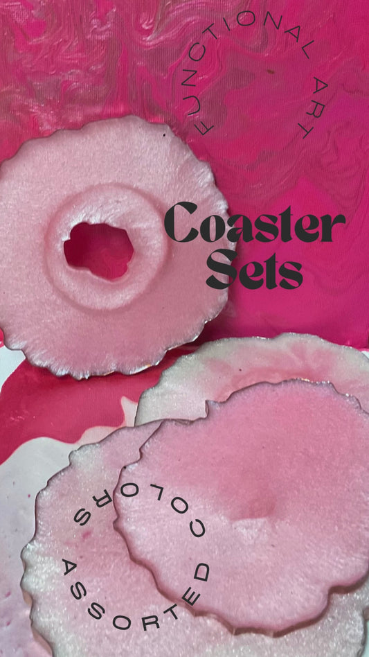 Geode Agate Coaster Sets